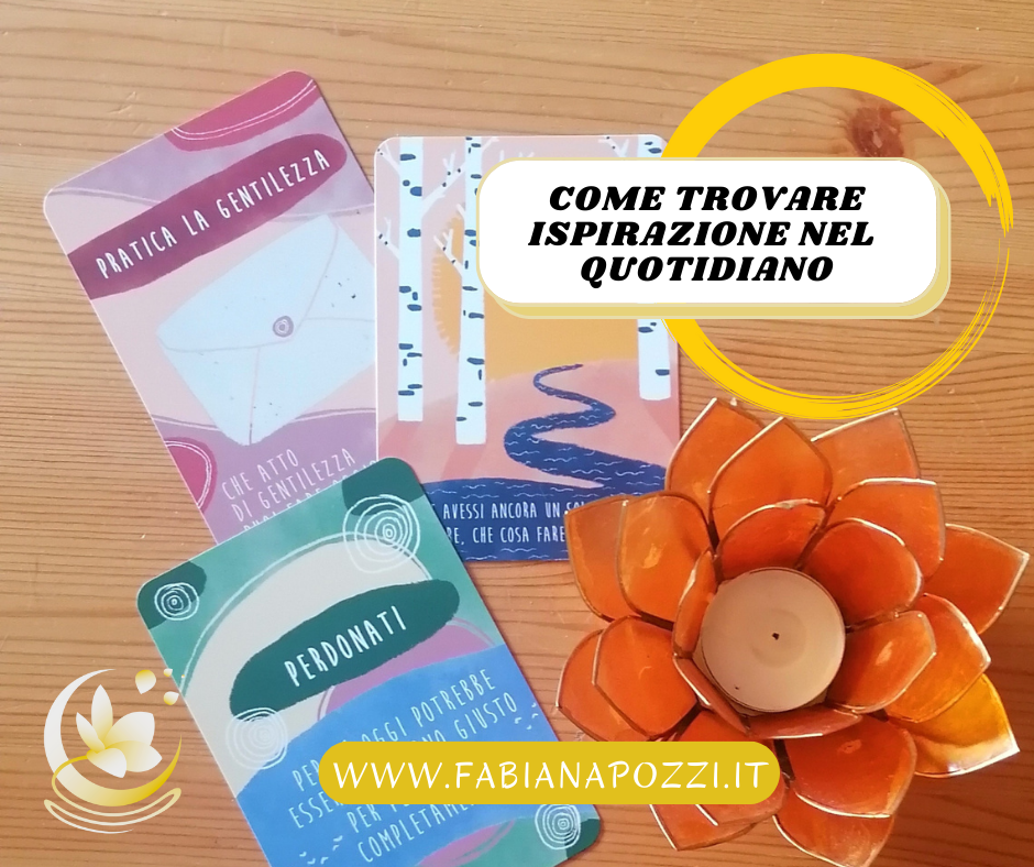 L'ispirazione è una preziosa risorsa che può venire in tuo aiuto nella vita di tutti i giorni. Sperimentala attraverso questi strumenti come ritrovare l ispirazione nel quotidiano